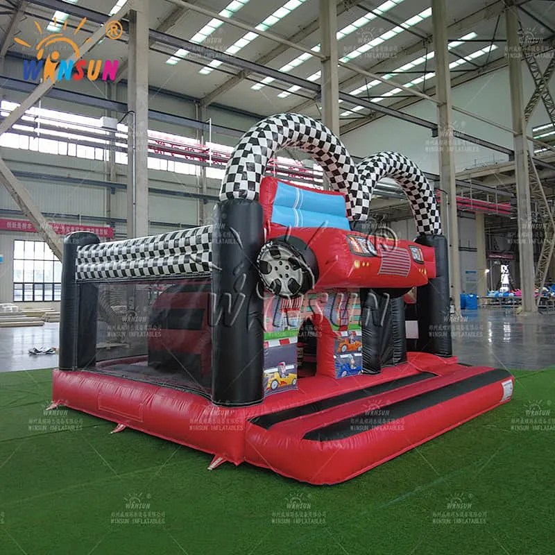 Car Theme Inflatable Combo Jumping Castle