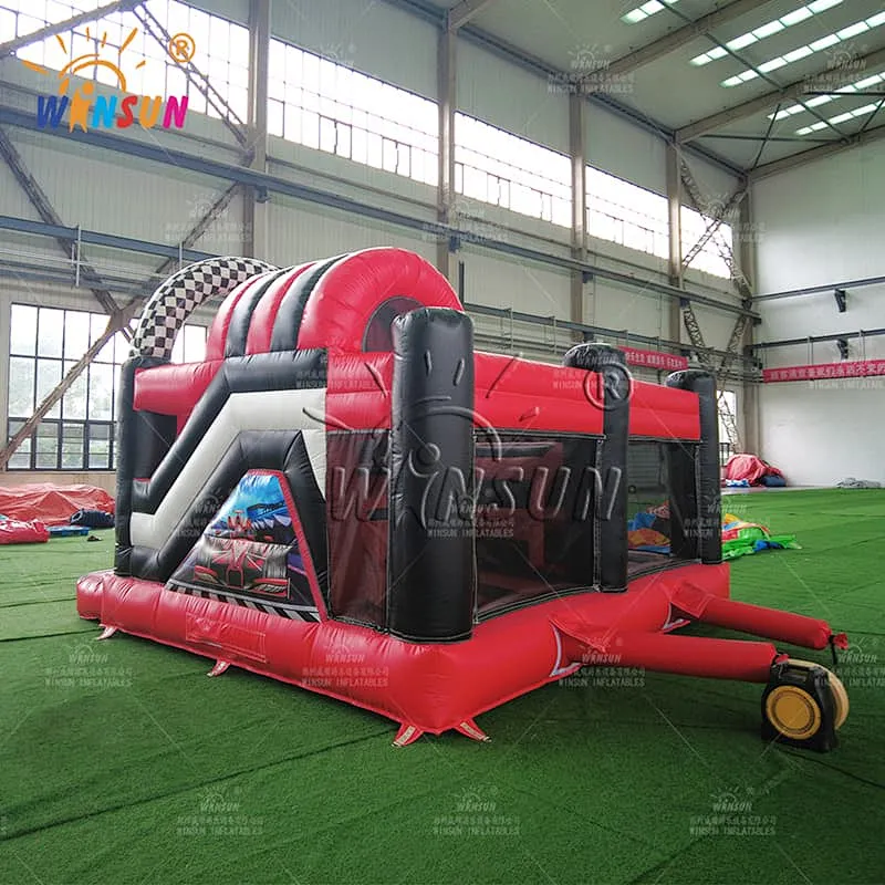 Car Theme Inflatable Combo Jumping Castle