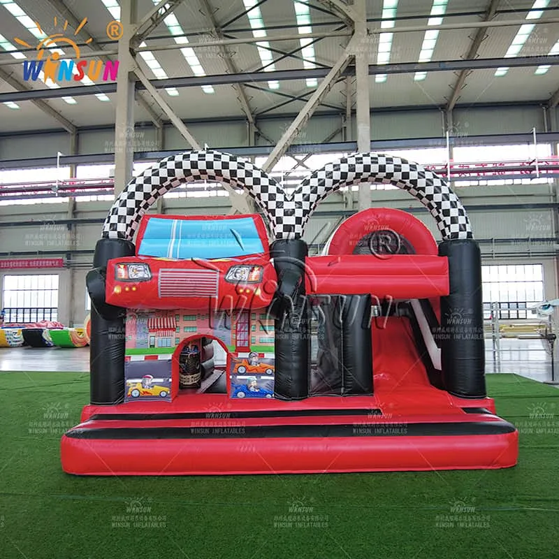 Car Theme Inflatable Combo Jumping Castle