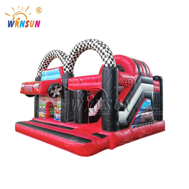 Car Theme Inflatable Combo Jumping Castle